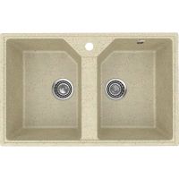 Кухонная мойка Ulgran Practik PR-M 770-002 Слоновая кость — фото 1, Кухонные мойки