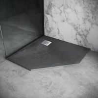 Душевой поддон из искусственного камня Grossman Strong 100x100 GR-S2100100D Графит — фото 4, Душевые поддоны из искусственного камня