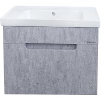 Тумба под раковину Bellezza Грейс 70 4630811190483 подвесная Скала серая — фото 1, Тумбы под раковину