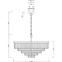 Товар: Люстра Maytoni Neoclassic Revero MOD085PL-12BS Прозрачная Латунь - фото 7 Люстра Maytoni Neoclassic Revero MOD085PL-12BS Прозрачная Латунь — фото 7, Люстры