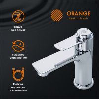 Смеситель для раковины Orange Aristo с термостатом Хром арт-T19-021cr — фото 3, Смесители для раковины