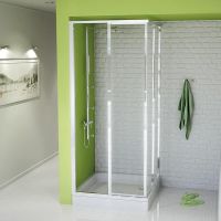 Стальной поддон для душа BLB Universal SG 80х80 CF8012001 Белый — фото 2, Стальные душевые поддоны