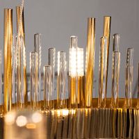 Люстра Artelamp Acapulco A1007SP-10GO Золото Прозрачная — фото 3, Люстры