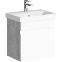 Товар: Тумба под раковину Aqwella Smart 50 SRT0105BS подвесная Бетон светлый - фото 5 Тумба под раковину Aqwella Smart 50 SRT0105BS подвесная Бетон светлый — фото 5, Мебель для ванной