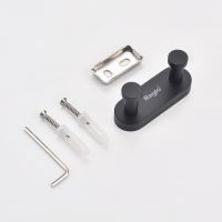 Вешалка для полотенец Raglo R300.052.06 Черный матовый — фото 8, Крючки для полотенец