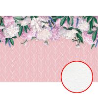 Фреска Ortograf Цветы 33600 Фактура бархат FX Флизелин (4*2,7) Розовый, Цветы — фото 1, Фрески