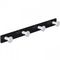 Вешалка для полотенец Damixa Jupiter DA7735900 Черный Хром — фото 1, Крючки для полотенец