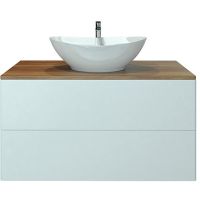 Тумба под раковину Orange Otto 100 Ot-100TuWOOD подвесная Белый Ясень — фото 2, Мебель для ванной