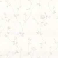 Обои Prima Italiana Monte Rosa 80672 Винил на флизелине (1,06*10) Белый/Бежевый, Цветы/Орнамент — фото 1, Обои для стен