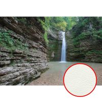 Фреска Ortograf Горы 30947 Фактура флок FLK Флизелин (4*2,7) Серый/Зеленый, Горы/Водопады/Природа — фото 1, Фрески