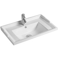 Раковина SantiLine 70 SL-2112 (70) Белая — фото 1, Раковины встраиваемые сверху