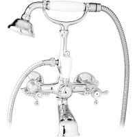 Смеситель для ванны Cezares Golf-VD-01-Bi Хром — фото 1, Смеситель для ванны