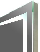 Зеркало Континент Rimini 1000х700 ЗЛП1404 с подсветкой с сенсорным выключателем — фото 5, Зеркала в ванную комнату