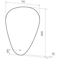 Зеркало Континент Voyage 700х1000 ЗЛП615 с подсветкой с сенсорным выключателем — фото 16, Зеркала в ванную комнату