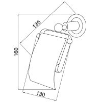 Товар: Держатель туалетной бумаги Boheme Murano 10901-B-G с крышкой Золото Черный - фото 2 Держатель туалетной бумаги Boheme Murano 10901-B-G с крышкой Золото Черный — фото 2, Держатели туалетной бумаги