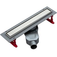 Товар: Душевой лоток Logan L002L-450 306888 с решеткой Нержавеющая сталь / под плитку - фото 1 Душевой лоток Logan L002L-450 306888 с решеткой Нержавеющая сталь / под плитку — фото 1, Душевые лотки