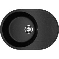 Товар: Кухонная мойка Ulgran Practik PR-M 610-004 Черный оникс - фото 1 Кухонная мойка Ulgran Practik PR-M 610-004 Черный оникс — фото 1, Кухонные мойки