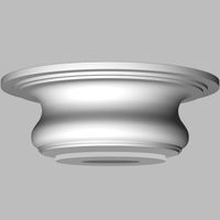 Капитель Decomaster 90024-3 380x130x380 мм — фото 1, Колонны