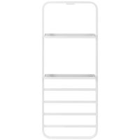 Электрический полотенцесушитель Black&White Universe N-337W 40х101 337WN с полкой Белый матовый — фото 1, Электрические полотенцесушители