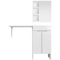 Тумба с раковиной Orange Sistema 120 R STD-120TUW+RAR Белая — фото 13, Тумбы с раковиной