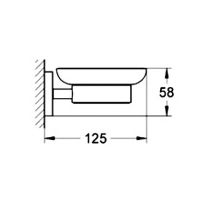 Мыльница Grohe Essentials 40444001 Хром — фото 4, Мыльницы