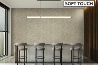 Обои Emiliana Parati Materica 2 73143 Винил на флизелине (1,06*10,05) Бежевый/Синий, Мрамор/Штукатурка — фото 3, Обои для стен