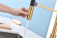 Смеситель для кухни Paulmark Halt Ha214021-BG Брашированное золото — фото 9, Смесители для кухни