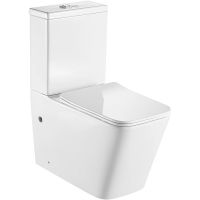 Унитаз компакт Hansmann keramik Kvadro УНИ0005 с бачком и сиденьем Микролифт — фото 1, Унитазы