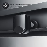 Душевой уголок AM.PM Gem 90х90 W90G-403-090BT профиль Черный матовый стекло прозрачное — фото 14, Квадратные душевые уголки