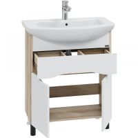 Товар: Тумба под раковину СанТа Сатурн 70 700370 Белая Дуб австрийский - фото 2 Тумба под раковину СанТа Сатурн 70 700370 Белая Дуб австрийский — фото 2, Тумбы под раковину