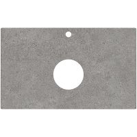 Столешница под раковину Kerama Marazzi Plaza Next Фондамента 80 PL1.DL500920R\80 Серый камень — фото 2, Раковины