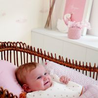 Обои детские Casadeco Rose Nino 85496345 Винил на флизелине (0,53*10,05) Голубой/Белый, Птицы — фото 3, Обои для стен