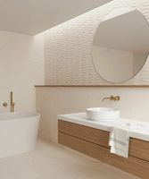 Керамогранит Gayafores Crema Avorio Deco 45х90 см — фото 2, Керамогранит