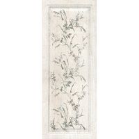 Керамический декор Kerama Marazzi Кантри Шик белый панель декорированный 7188 20х50 см — фото 1, Керамическая плитка