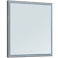Зеркало Aquanet Nova Lite 60 242621 с подсветкой Дуб рошелье — фото 2, Зеркала в ванную комнату