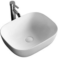 Раковина-чаша Ceruttispa 50 CR0078 СТ9600 Белая — фото 1, Раковины накладные