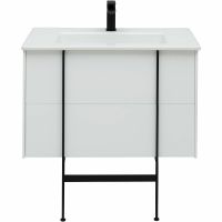 Тумба под раковину Allen Brau Reality 80 1.32005.WM подвесная Белая матовая — фото 5, Мебель для ванной