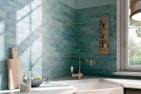 Керамическая плитка Equipe Magma Sea Blue 24964 настенная 6,5х20 см — фото 3, Керамическая плитка