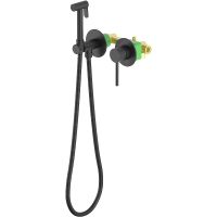 Гигиенический душ со смесителем Timo Saona 2339/03SM Черный матовый — фото 1, Гигиенические души