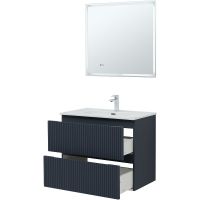 Тумба под раковину Aquanet Джейн 80 335429 подвесная Маренго — фото 8, Тумбы под раковину