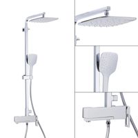 Товар: Душевая система Gappo G17-8 G2417-8 Белая Хром - фото 5 Душевая система Gappo G17-8 G2417-8 Белая Хром — фото 5, Душевое оборудование. Душевая программа