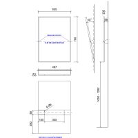 Зеркало Nofer 50 08023.B Хром — фото 3, Зеркала в ванную комнату