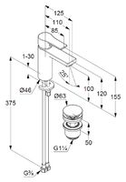 Товар: Смеситель для раковины Kludi Zenta SL Хром арт-482980565 - фото 6 Смеситель для раковины Kludi Zenta SL Хром арт-482980565 — фото 6, Смесители для раковины