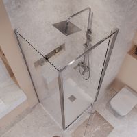 Товар: Душевой уголок Niagara Nova 90х100 NG-66-9A-A100-34 профиль Хром стекло прозрачное - фото 5 Душевой уголок Niagara Nova 90х100 NG-66-9A-A100-34 профиль Хром стекло прозрачное — фото 5, Душевые уголки
