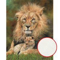 Фреска Ortograf Животные 7311 Фактура флок FLK Флизелин (2,1*2,7) Бежевый/Зеленый/Оранжевый, Животные/Живопись — фото 1, Фрески