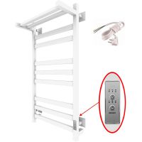 Электрический полотенцесушитель Тругор ПЭК 21квП СП 80x50 с полкой Белый — фото 1, Электрические полотенцесушители