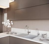 Товар: Кухонная мойка Domaci Бьелла DMC-25 GWS-25-310 Серая - фото 3 Кухонная мойка Domaci Бьелла DMC-25 GWS-25-310 Серая — фото 3, Кухонные мойки