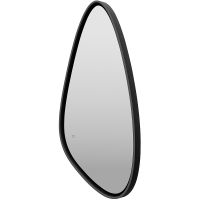 Товар: Зеркало Brevita Venus 60 VEN-Var-060-black с подсветкой Черное матовое с сенсорным выключателем - фото 2 Зеркало Brevita Venus 60 VEN-Var-060-black с подсветкой Черное матовое с сенсорным выключателем — фото 2, Мебель для ванной