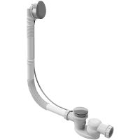 Слив-перелив Jacob Delafon E6D015-CP полуавтомат Хром — фото 1, Сливы-переливы