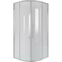 Душевой уголок Niagara Nova 100х100 NG-6627-34 профиль Хром стекло прозрачное — фото 1, Душевые уголки четверть круга